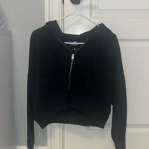 Medium black Hollister quarter zip